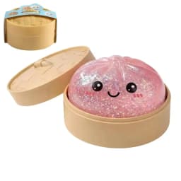 Ocean Series Shark Shiny Dumplings Soft Slow Elastic Pressure Ball Sensory Squeeze Toys Realistic Mantou Squid Decompression