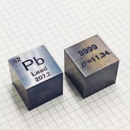 High-Purity Metallic Lead Cubes 10mm/15mm /25.4mm Periodic Phenotype Cubic Shape Pure Pb99.99% for Educational And Artistic Use