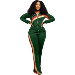 Tracksuit Women Pants Set Two Piece Set Autumn Winter Zipper Jacket Tops Suits Jogging Vintage Patchwork Outfits Y2k Streetwear