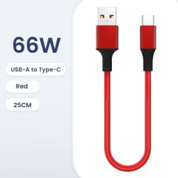 Short 30cm Type C to USB C Cable Fast Charging For Iphone15 Xiaomi Samsung Huawei Power BanK 25cm USB To Type C/USB C Data Cable