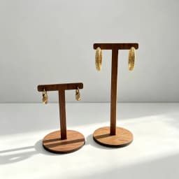 Jewelry Display Rack Walnut Earrings Necklace Rack High-end Combination Jewelry Store Display Photography Props