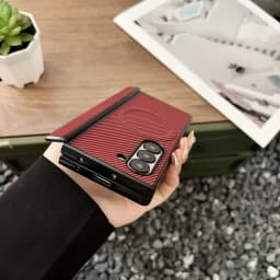 Luxury Carbon Fiber For Magsafe Hinge Case For Samsung Z Fold 8 7 6 5 4 Fold8 Ultra Wireless Charge Soft Silicone Bumper Cover