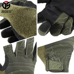 Breathable Tactical Gloves Driving Paintball Shooting Airsoft Combat Work Sports Touch Screen Protective Full Finger Glove Men