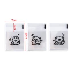 50pcs Opp Plastic Bag Self Adhesive Ocean Mermaid Transparent Plastic Bags Beads Jewelry Storage Packaging Gift Bag Card Holder