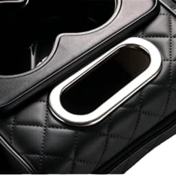 Auto Center Console Armrest Height Pad, Armrest Cushion Cover with 2 Cup Holders, All-Season Car Armrest Pillow Protector