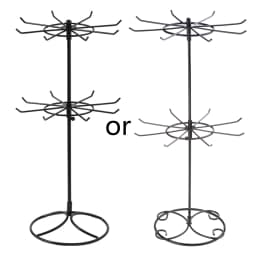 Jewelry Display Rack 2 Tier Rotating Necklace Holder Jewelry Tree Stand Jewelry Organizer for Necklaces Bracelet Earring