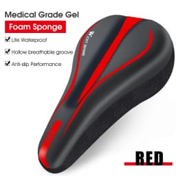 Thicken Comfortable Bicycle Saddle Cover PU Leather GEL Silicone Cycling Seat Cover Soft Sponge Shockproof MTB Road Bike Cushion