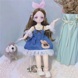 1/6 Kawaii Doll 30cm Cute Blyth Doll Joint Body Fashion BJD Dolls Toys with Dress Shoes Wig Make Up Gifts for Girl pullip