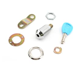 2PCS Arcade Lock Arcade Machine Parts Short Cash Door Tool Box Tubular Cam Locks + Same Number Keys for Arcade Game Machine