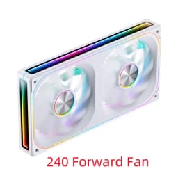 JONSBO ZA-120/240/360 Computer Case Fan 12CM 5V ARGB 120mm Monolithic Structure Water-Cooled Fan PWM Forward/Reverse Fan Kits