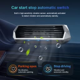 1pc, Solar Purifier, Automatic Operation, Air Purifier with Vibration Sensor, Can Significantly Improve the Air Inside the Car I