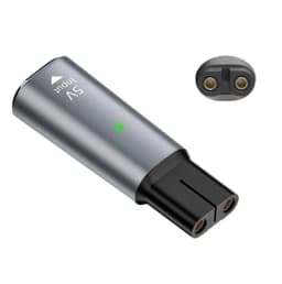 NNBILI 5V Type-C Shaver Adapter Charger Converter for Philips QP2724 QP2834 QP1424 QP1924 QP4631 QP6510 QP6530 Series Razor