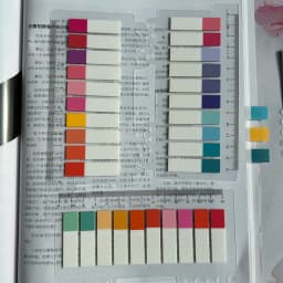 200/800/1600PCS index color small size self-adhesive label stickers ins style student name sticker office furniture note sticker