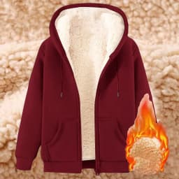 Winter Plush Jacket Women's Multi Colors Hooded Casual Plus Size Hoodies Autumn Fleece Keep Warm Zippered Up Sweatshirt 5XL