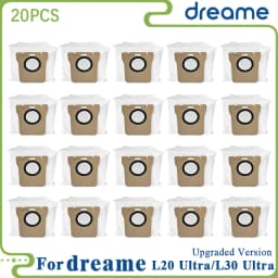 Dreame L20 Ultra/L20 Ultra Complete RLX41CE / L30 Ultra Parts Main Roller Side Brush Hepa Filter Mop Cloth Dust Bag