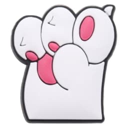 New Arrival 1pcs Cute Cartoon Cat Paw Doughnut PVC Shoe Charms Sandals Decoration Ornaments Accessories Kid Party Xmas Gift