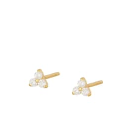 CRMYA Gold Silver Filled Hoop Earring CZ Zircon Heart Higgle Stud Earrings For Women Jewelry Earings Wholesale Aretes De Mujer