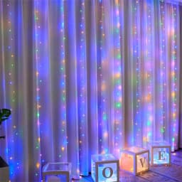 USB Remote LED Curtain Lights 8 Modes for Wedding Garden Party Bedroom Wall Window Home Decor Eid Decor LED Garland Lamp