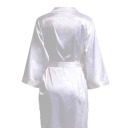 Wedding Party Team Bride Robe With Black Letters Kimono Satin Pajamas Bridesmaid Bathrobe SP2000