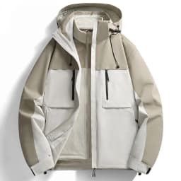 Men's Ski Jacket Waterproof 3 in 1 Winter Coat with Fleece Inner Warm Windproof For Snow Outdoor 2 PC Suits Thick Windbreaker