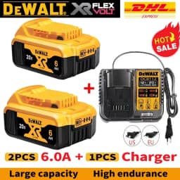 100%Original Dewalt 20V 6000mAh Power Tool Battery DCB206 DCB205 DCB200 DCF887 DCG405 DCD791 DCF922 DCF850 DCD805 tool battery