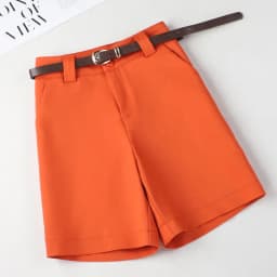 2025 New Summer Women Thin Solid Color Short Pants Female High Waist Wide-leg Shorts Ladies Fashion Loose Casual Shorts X598