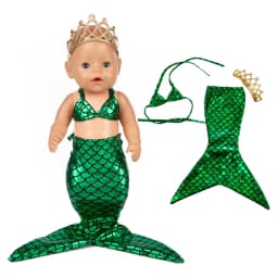 Doll Unicorn Romper Clothes for 40cm 43cm Born Baby Doll Wear Sets for 18 Inch Doll Coat Accessories Toys Wear
