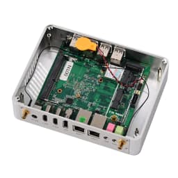 New N100 Palm Fanless Mini PC Intel Quad Core 12th Gen CPU 3*Display Computer 2*HD 1*DP 2*LAN Soft Router Windows11 Firewall
