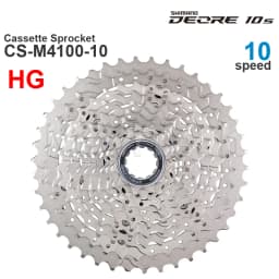 SHIMANO DEORE M4100 10v Cassette Sprocket CS-M4100 10-Speed - HYPERGLIDE -11-46T, 11-42TOriginal
