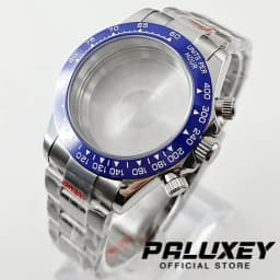 Daytona 40mm VK63 Sapphire Glass Watch Case Ceramic Bezel Men's Watch Accessories Suitable for VK63 VK63A VK64 Quartz Movement