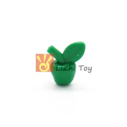 30pcs MOC Brick Compatible with 33051 Apple Food Fruit Plant DIY Building Blocks Assembles Particles Educational Figures Toys