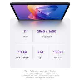 Xiaomi Redmi Pad 2 4+128GB WIFI Global Version MediaTek Helio G100-Ultra 11" 2.5K 90Hz Eye Care Display 9000mAh 18W Charging