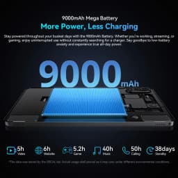 Blackview OSCAL PAD 100 Tablet PC 12'' 2K FHD+ IPS Tablet Android 15 Unisoc T615 36GB(12+24) RAM 256GB ROM 4G LTE 9000mAh GPS