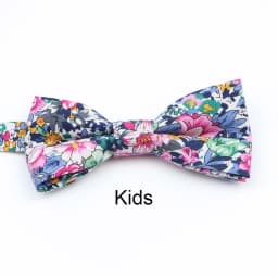 Cotton Floral Parent-Child Bowtie Set Bow Tie Necktie For Men Wedding Party Business Suits Gravata Pink Yellow Butterfly Cravats