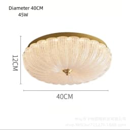 New Technology Acrylic Lampshade Crystal Sand Ceiling Light for Living Room Dining Room Bedroom Corridor LED Lighting Fixtures
