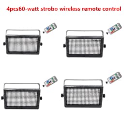 Wireless Control 60W Mni LED Lights Strobe RGB 3in1 Led lights dj48 Zone DMX Super Bright Dj Wash Strobe Stage Lighting Effects
