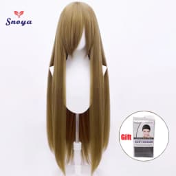 Snoya 100cm Synthetic Fluffy Corn Perm Cosplay Wig Pink Red Blue Purple Anime Party Long Wig for Women