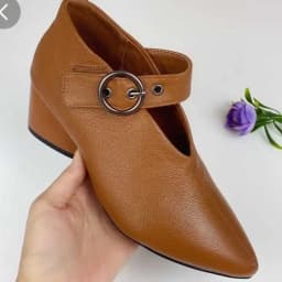 Women's V-neck Ankle Boots Ladies Big Size 34-43 Designer Shoes Heel with Heart-shaped Women Autumn Hook & Loop Mary Jane Boots