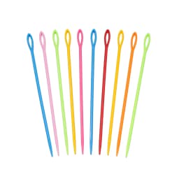 10pcs/lot Colorful Plastic Sewing Needles 5 7 9 15cm Size Colourful Large Eye Crochet Needle DIY Embroidery Jewelry Tools