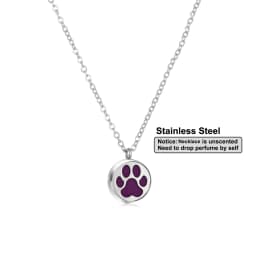 Stainless Steel Aromatherapy Essential Oil Diffuser Necklace Mini Tree Flower 12mm Locket Charm Aroma Perfume Pendant Necklace