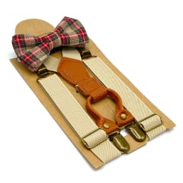 Child Kids Adjustable Elastic Suspenders Bow Tie Set for Children Boys Girls Wedding Birthday Costume Party Fashion Accessories