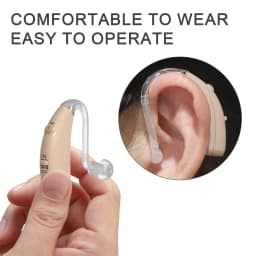 2025 New Rechargeable Digital Hearing Aids for Seniors Portable Sound Amplifier Deaf Elderly BTE Hearing Aid