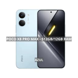 Xiaomi Poco X8 Pro Max 5G, 512/12GB, Mobile Phones Processador MediaTek Dimensity 9500s,Versão Global , ﻿Bateria 8500 mAh