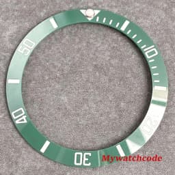 38mm X 30.6mm Watch Bezel Insert Ceramic Mods Replacement Fit For 40mm Automatic GMT SUB SKX 007 Repair Accessories Case Ring