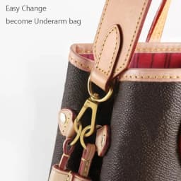 EverToner Crossbody Strap Fit for Lv Neverfull Bag Wide Shoulder Strap Bucket Bag Armpit Transformation Accessories