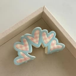 Korean Style Lattice Hair Crab Clip Triangle Square Acrylic Bow Hair Claw Ponytail Clip Hair Accessories Geometry Shark Clip
