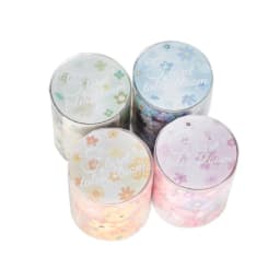 Journal GO 5cmx2m Small Flower Tale Tape Stickers for Collage Junk Journal Scrapbooking Decoration Tiny Floral Stickers