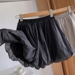 2026 Summer High Waist A Line Wide Leg Puffed Shorts Skirt Chiffon Casual Loose Fit Flowy Boho Style