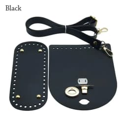 1/3pcs PU Leather Shoulder Bag Bottom Strap Handbag Shoulder Strap Woven Bag Set For DIY Handmade Bag Backpack Accessories