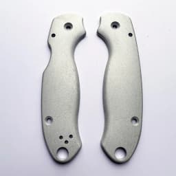 1pair Aluminum Alloy Grip Handle Scales for Genuine spider Para3 C223 Knife DIY sliding surface Patch Modification Accessories